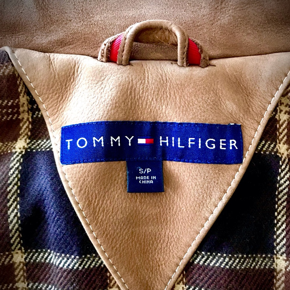 Tommy Hilfiger Brown Leather Jacket - Men’s Size S - Picture 3 of 6